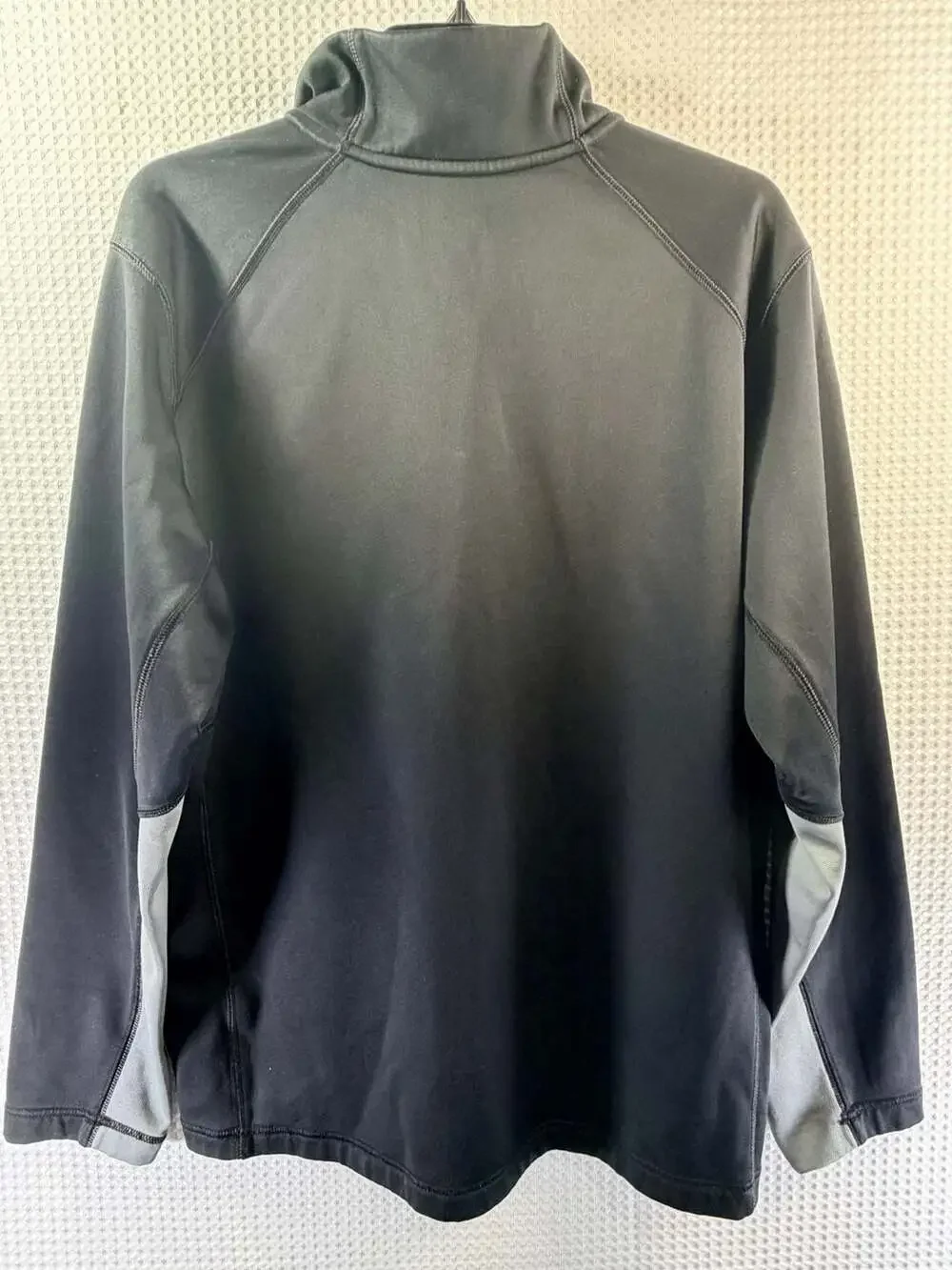 Nike Men's Therma-FIT 1/4 Zip Pullover Fleece Black Gray Size L